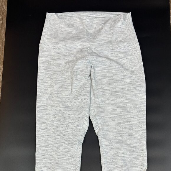 Lululemon Train Times 7/8 Pant Space Ice Grey Alpine White Size 8 - Picture 10 of 11